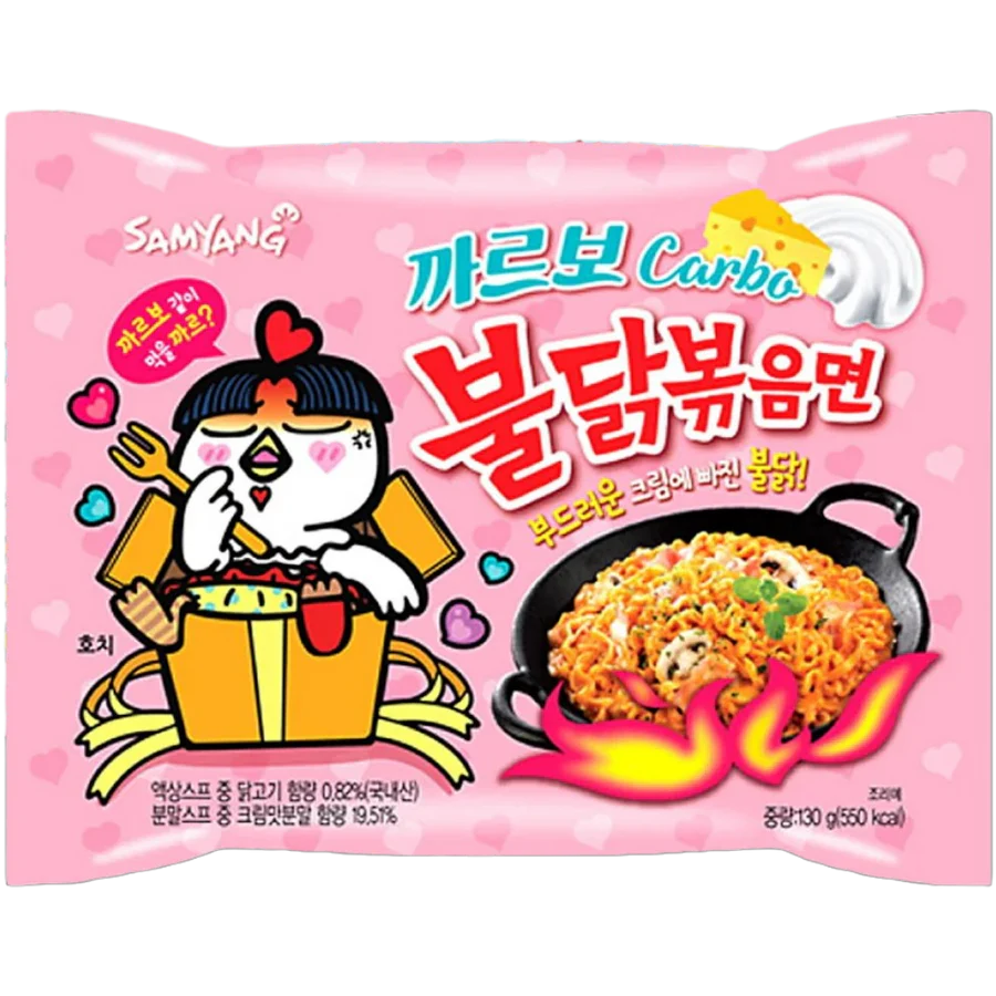 Samyang Buldak Carbonara Flavour Ramen (5 pakk)